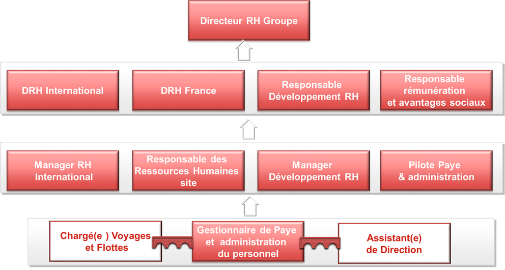 Les postes et parcours de carrière du métier 
Ressources Humaines